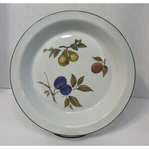 Royal Worcester Evesham Vale Pie Plate 10” England Vintage Bakeware